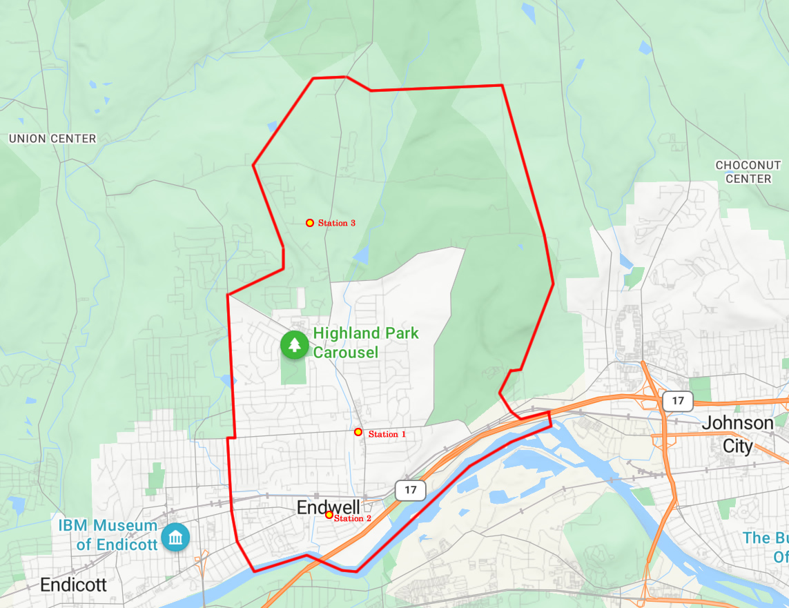 Endwell Fire District Map